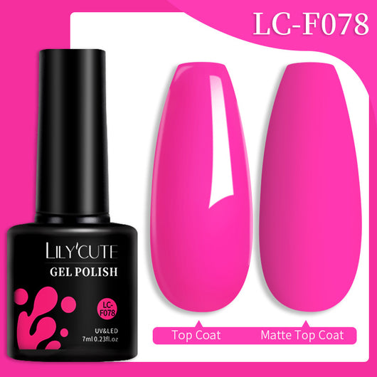 Set de Pegamento para Uñas con Brillo de Color Sólido - Image 14