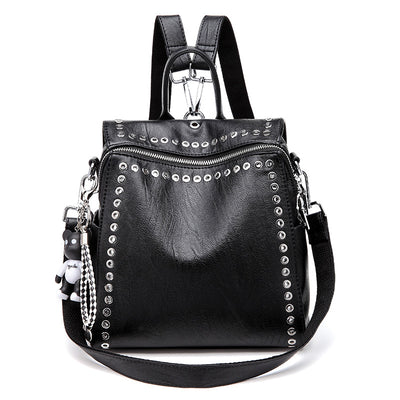 Bolso de Hombro Coreano para Mujer con Remaches - Diseño Moderno y Versátil