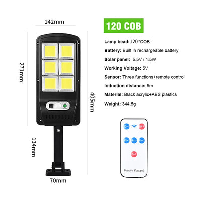 Lámpara Solar con Sensor de Movimiento y Control Remoto - Image 7