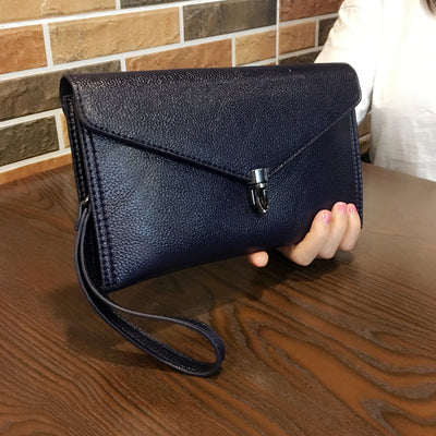 Bolsa Mensajera de Cuero Genuino Flor de Piel para Mujer - Image 2