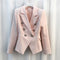Blazer Slim Rosa Elegante