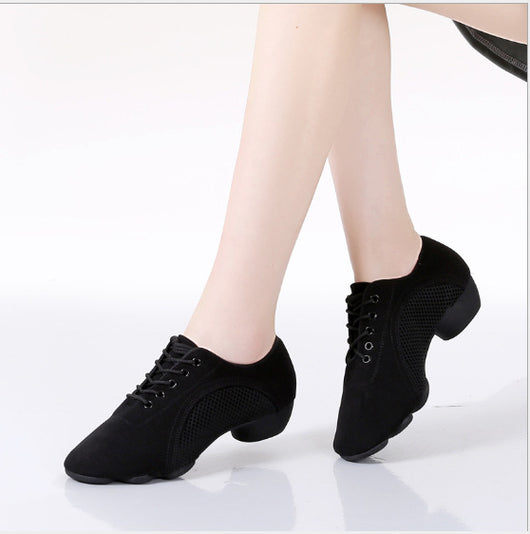 Zapatos de Danza Latina para Mujer Transpirables con Tela Oxford - Image 2