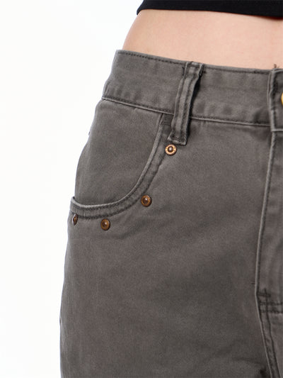 Pantalones Skinny Retro Talle Alto Elásticos con Bota Acampanada para Mujer - Image 27