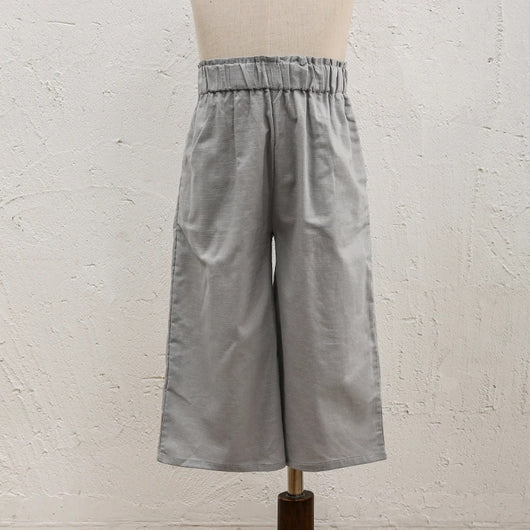 Pantalón Ancho de Lino y Algodón con Cintura Elástica - Image 68