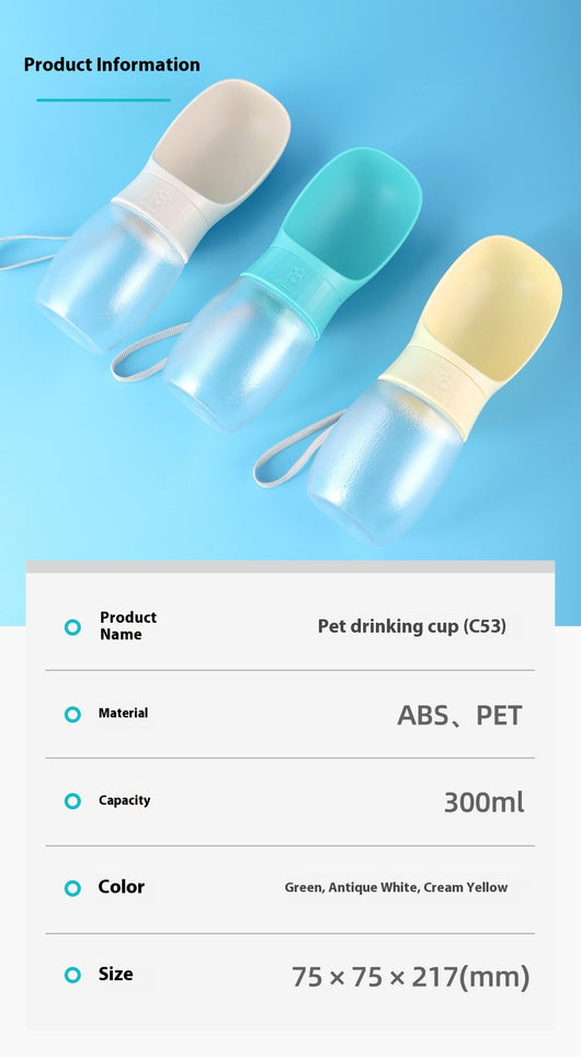 Bebedero Portátil para Mascotas - Vaso Ligero para Viajes - Image 12