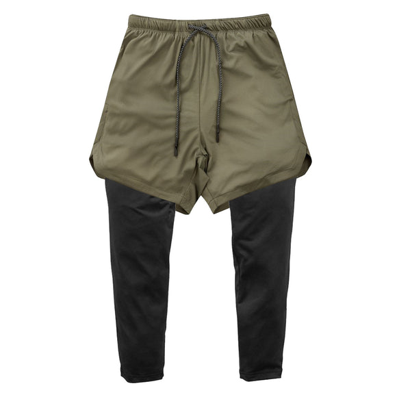 Shorts Deportivos para Correr Hombre Doble Capa Secado Rápido