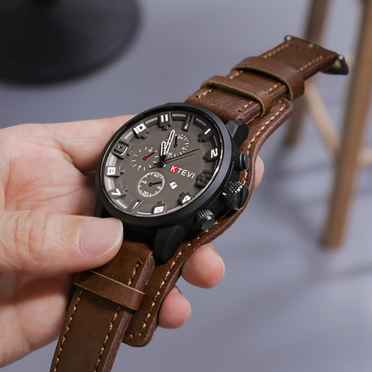 Reloj de Cuarzo para Hombre Grande con Calendario - Image 7