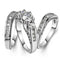 Anillo de Compromiso Zirconia para Parejas - Diseño Europeo Elegante