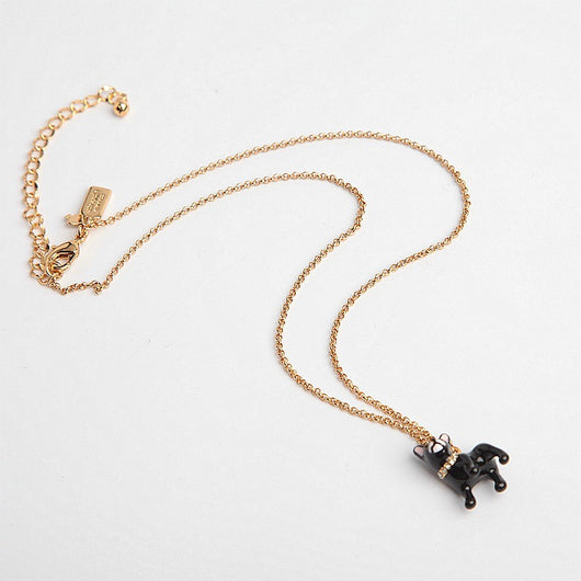 Conjunto de Joyería Esmaltada Qingdao Negro - Pulsera, Collar y Anillo - Image 9