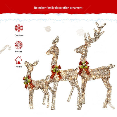 Lámpara Decorativa LED Reno Navideño con Luz Brillante - Image 4