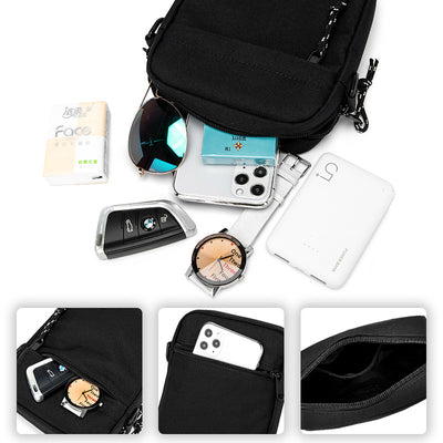 Bolsa Mensajera Diagonal Compacta para Hombre - Mochila Mini Trendy - Image 2