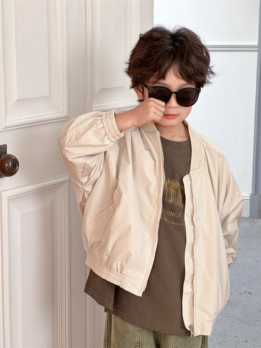 Chaqueta Infantil con Bordado de Letras - Abrigo de Moda para Niños - Image 25