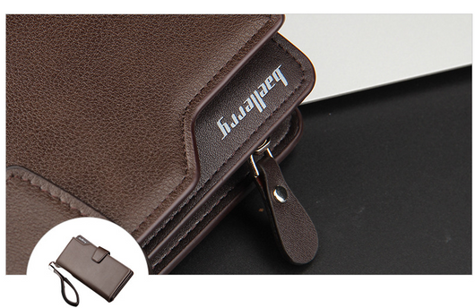 Billetera Larga Multifunción para Hombre - Cartera Organizadora con Monedero - Image 5