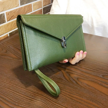 Bolsa Mensajera de Cuero Genuino Flor de Piel para Mujer - Image 4