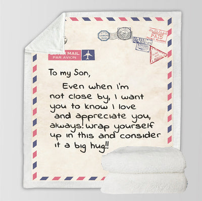 Manta Polar Personalizada con Mensaje de Amor - Carta Especial para Familia - Image 6