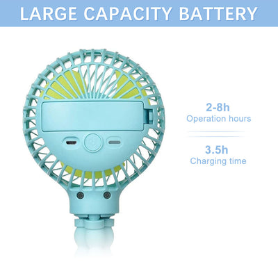 Ventilador Portátil Plegable con Carga USB - Mini Abanico para Cochecito y Hogar - Image 6