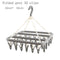 Grey Folded 32 Clips