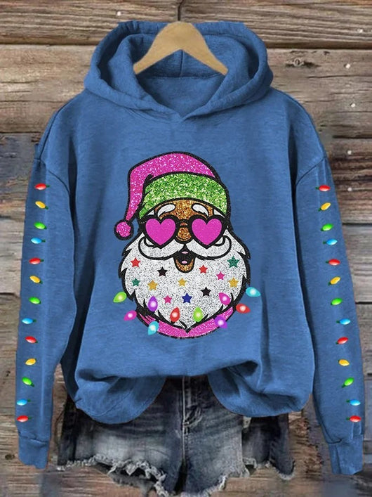Prenda Navideña Suelta de Dacron con Estampado Casual para Mujer - Image 11