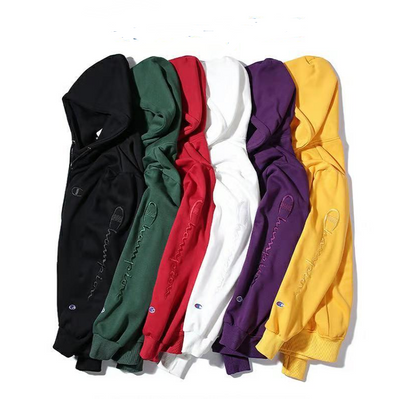 Sudadera con Capucha Bordada para Parejas - Diseño Trendy Unisex con Forro Polar - Image 8