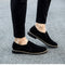 Zapatos Casuales de Cuero para Hombre con Punta Redonda Acolchada