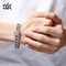 Amazon cross-border European and American Hip hop accessories men's bracelet Cuban chain Plateado 10inches