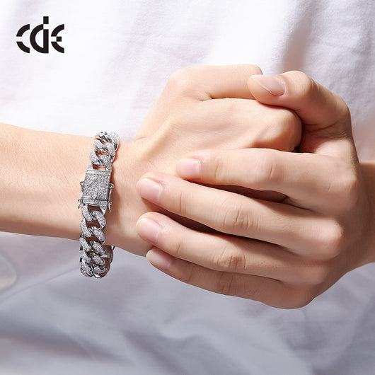 Pulsera Cubana para Hombre | Joyería Estilo Hip Hop de Acero - Image 9