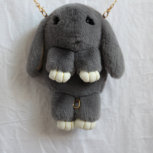 Mochila Infantil de Peluche Conejo Kawaii - Bolso Escolar Adorable