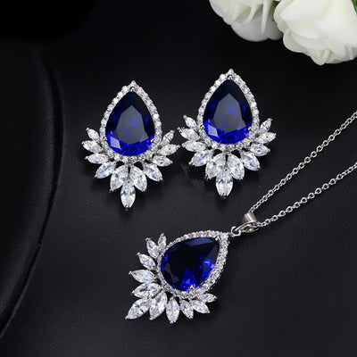 Juego de Joyas AAA para Novia - Collar, Aretes y Pulsera de Lujo - Image 6