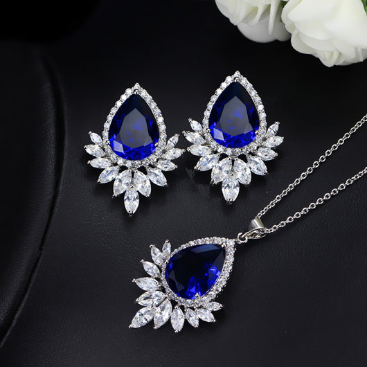 Juego de Joyas AAA para Novia - Collar, Aretes y Pulsera de Lujo - Image 6