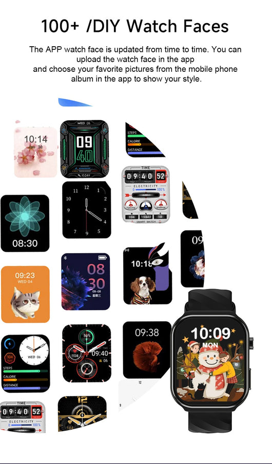 Reloj Inteligente con Llamadas Bluetooth, Monitor Cardíaco y Asistente de Voz - Image 21