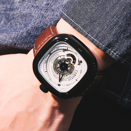 Reloj Mecánico Automático Cuadrado Hueco para Hombre - Estilo Hot Blast Dunk - Image 5