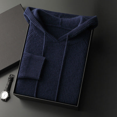 Suéter de Cachemira con Capucha para Otoño e Invierno - Image 8