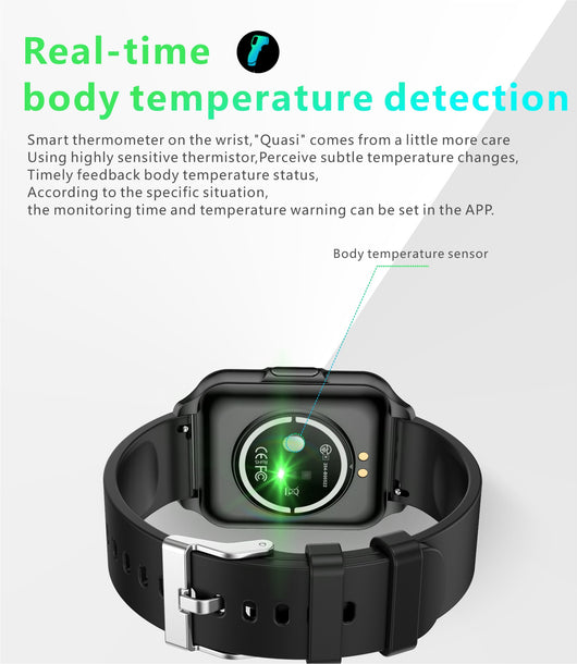 Reloj Deportivo Inteligente con Monitor de Frecuencia Cardíaca y Temperatura Corporal - Image 16