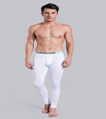 Pantalones Térmicos Ajustados para Hombre - Leggings de Algodón con Forro Polar - Image 3