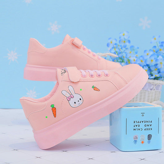 Zapatillas Deportivas Blancas de Suela Blanda para Niños Grandes - Image 3