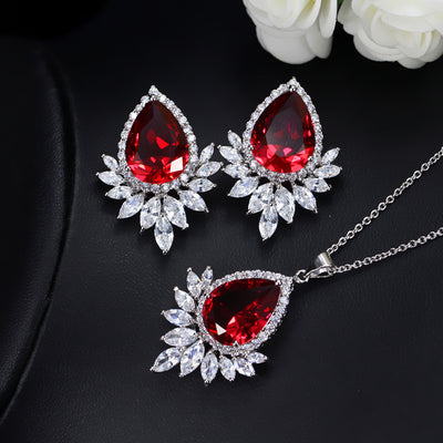Juego de Joyas AAA para Novia - Collar, Aretes y Pulsera de Lujo - Image 5