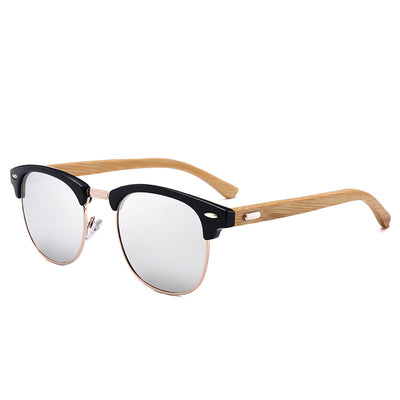 Gafas de Sol Clásicas para Hombre con Patillas de Bambú - Image 6
