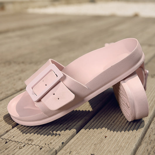 Sandalias Cómodas con Hebilla Ajustable - Chanclas Verano Suela Suave para Mujer - Image 8
