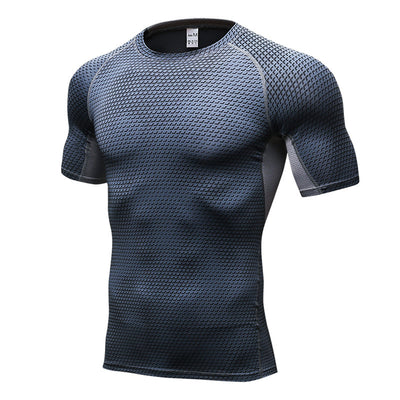 Playera Deportiva Hombre Manga Corta Secado Rápido con Estampado 3D - Image 3