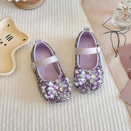 Zapatos de Rendimiento para Niñas con Diamante de Luz en Cristal - Image 7