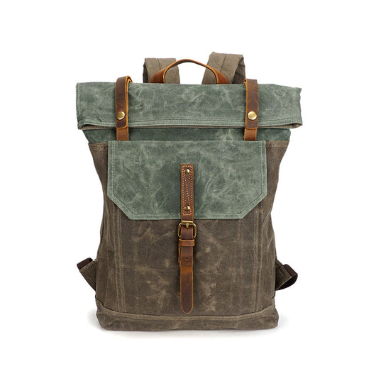 Mochila Vintage Retro de Cuero - Image 7