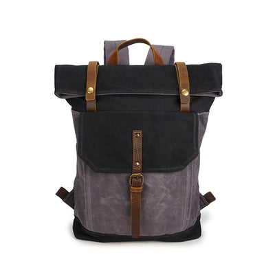 Mochila Vintage Retro de Cuero - Image 6