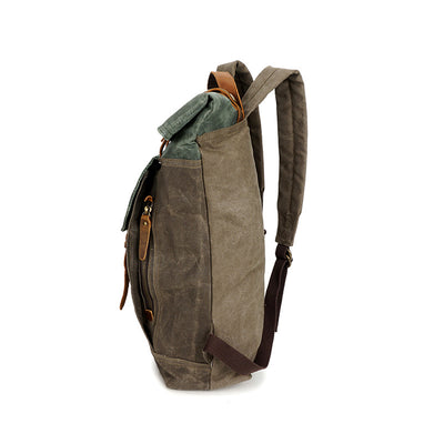 Mochila Vintage Retro de Cuero - Image 4