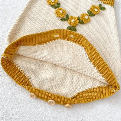 Abrigo Tejido en Crochet 3D para Niñas - Image 11