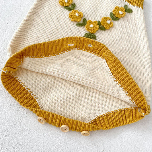 Abrigo Tejido en Crochet 3D para Niñas - Image 11