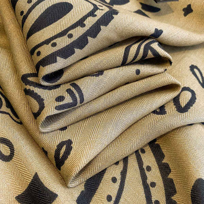 Pañuelo Grande Estampado Retro Cashew para Mujer - Image 15