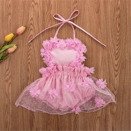 Vestido Jumpsuit para Bebé Niña con Lentejuelas, Lunares y Falda Tul Tutú - Image 4