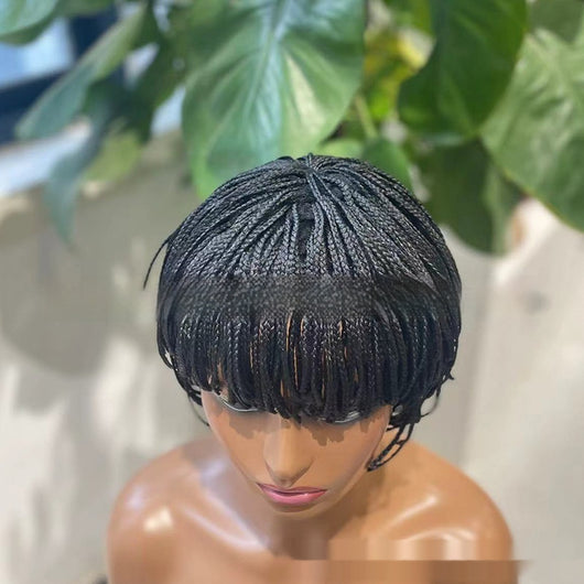 Peluca Trenza de Tres Cabos Corte Champiñón con Dreads - Image 13
