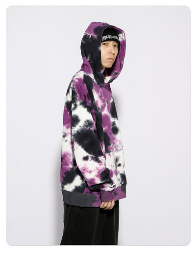 Sudadera Tie Dye Holgada con Capucha - Algodón Terry para Hombre - Image 2