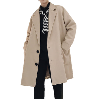 Abrigo de Lana Casual para Hombre - Corte Medio Elegante y Cálido - Image 9